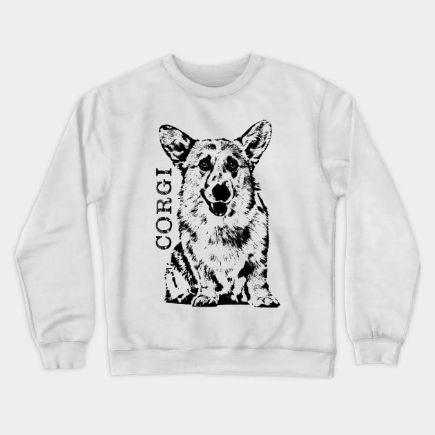 Welsh Corgi Crewneck Sweatshirt by Nartissima